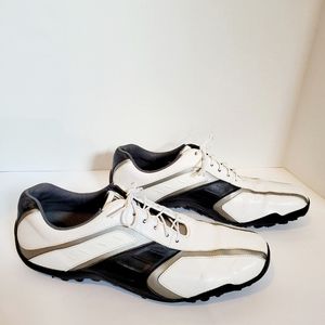Mens FootJoy White Golf Shoes